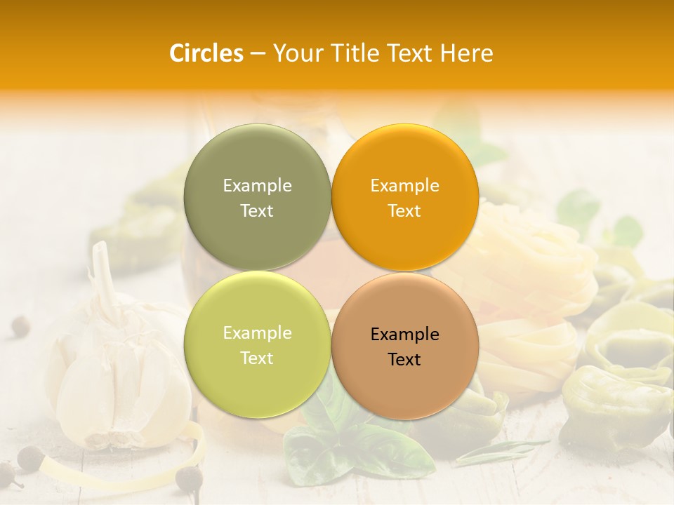 Tagliatelle Tortellini Nutrition PowerPoint Template