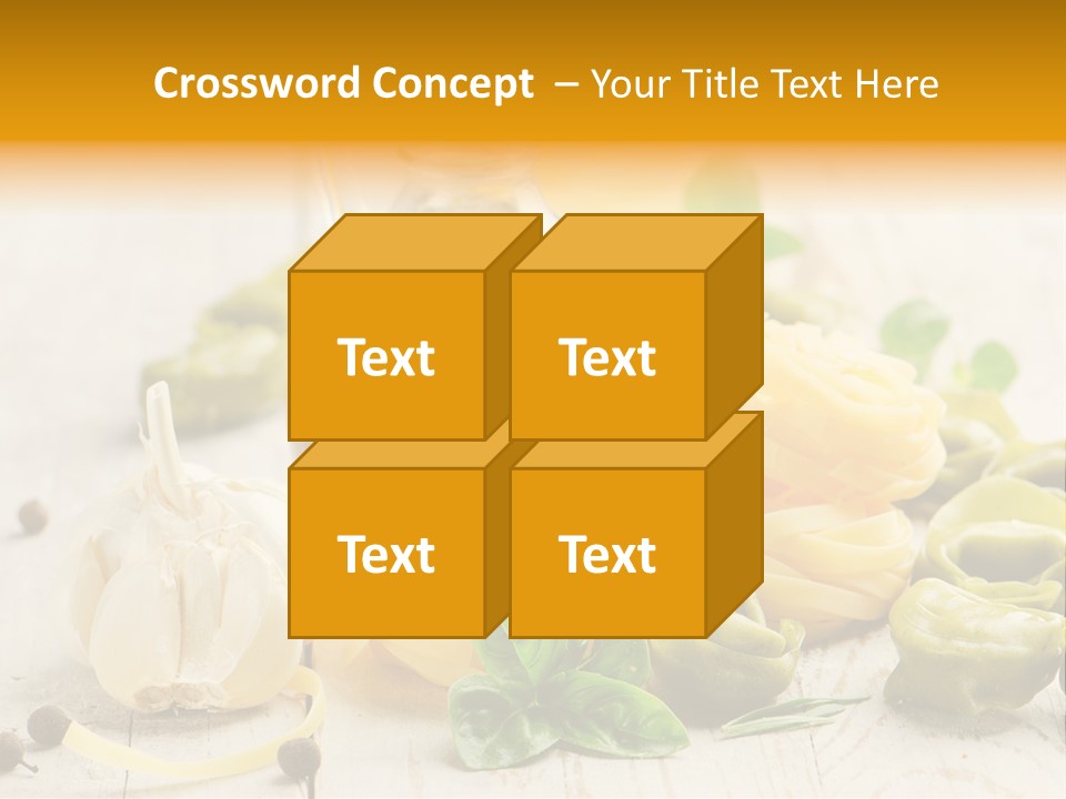 Tagliatelle Tortellini Nutrition PowerPoint Template