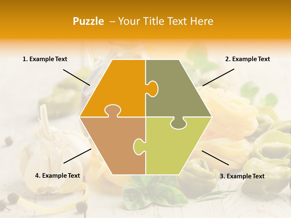 Tagliatelle Tortellini Nutrition PowerPoint Template