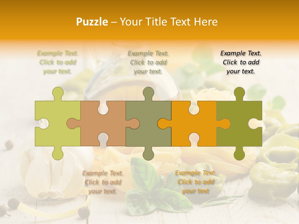 Tagliatelle Tortellini Nutrition PowerPoint Template