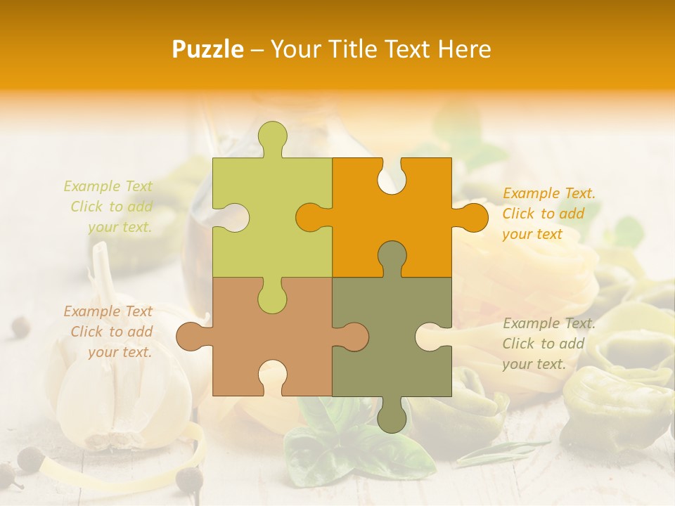 Tagliatelle Tortellini Nutrition PowerPoint Template