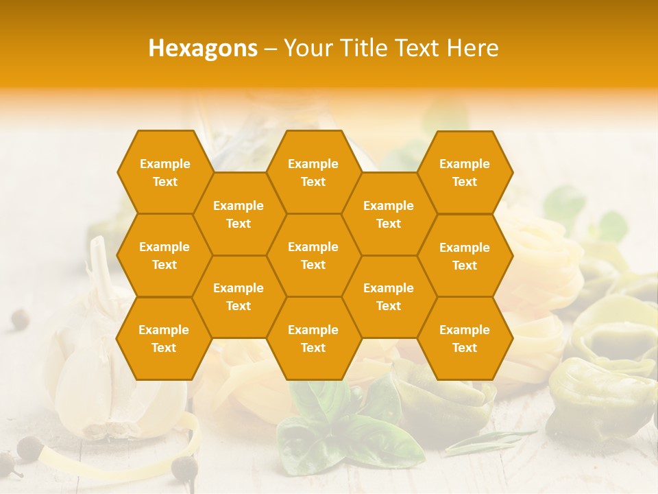 Tagliatelle Tortellini Nutrition PowerPoint Template