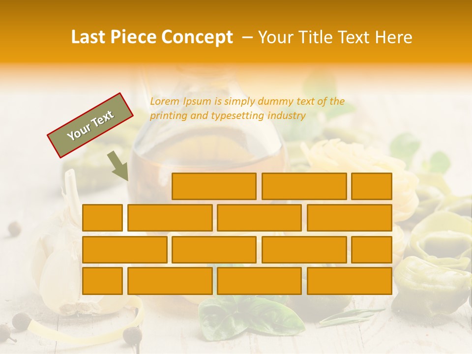 Tagliatelle Tortellini Nutrition PowerPoint Template