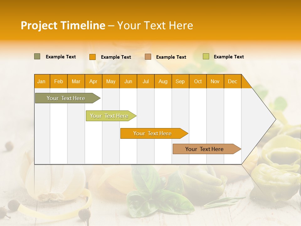 Tagliatelle Tortellini Nutrition PowerPoint Template
