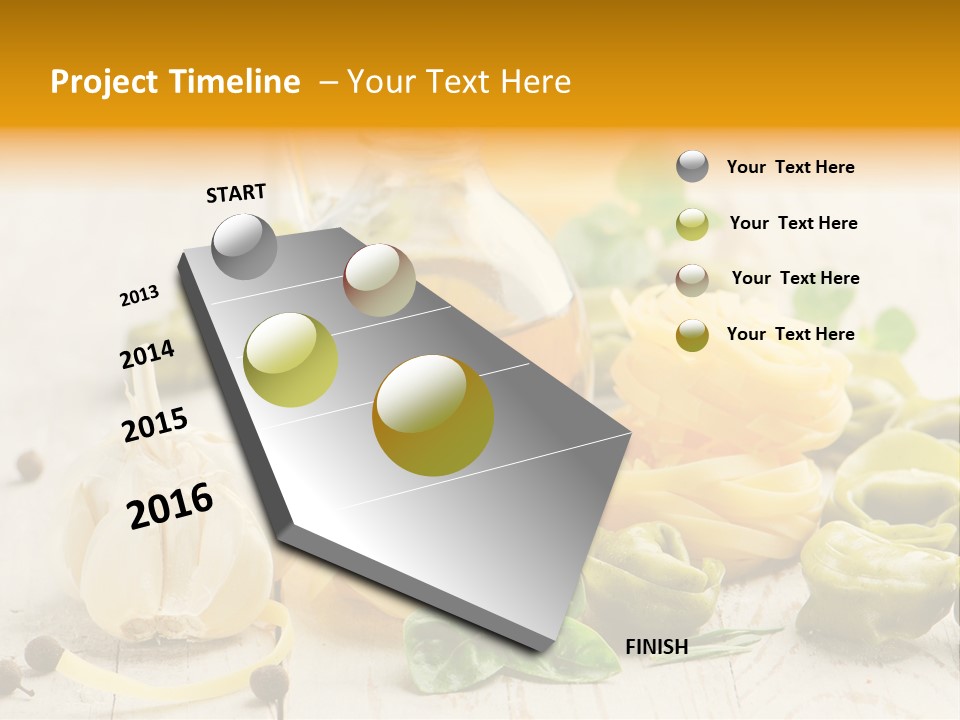 Tagliatelle Tortellini Nutrition PowerPoint Template
