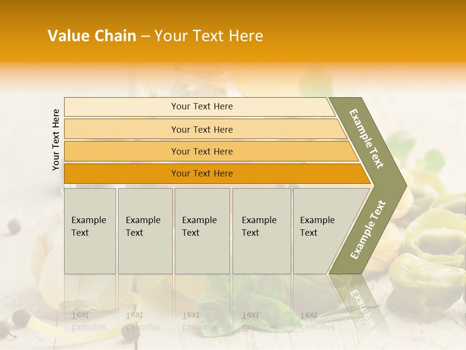 Tagliatelle Tortellini Nutrition PowerPoint Template