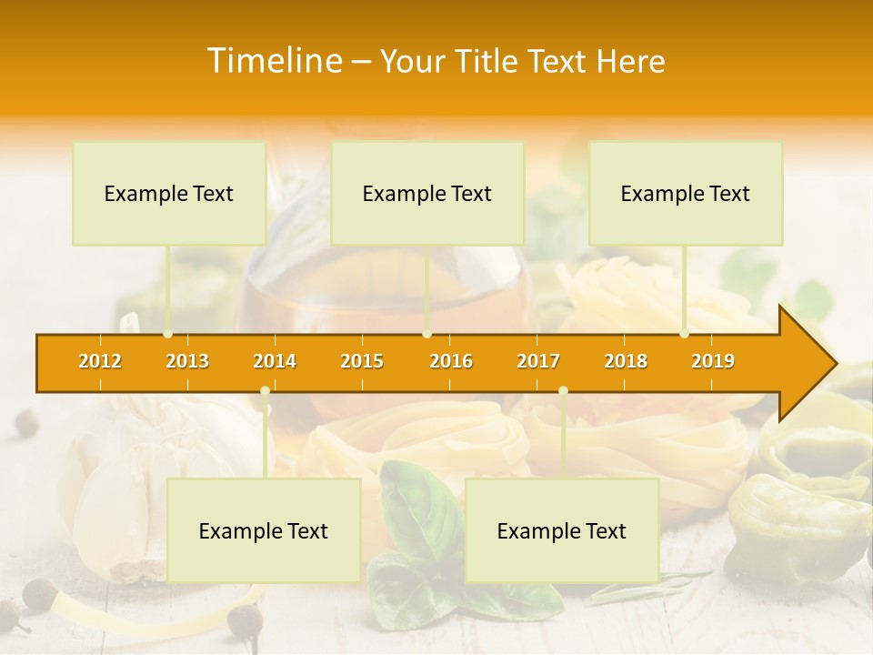 Tagliatelle Tortellini Nutrition PowerPoint Template