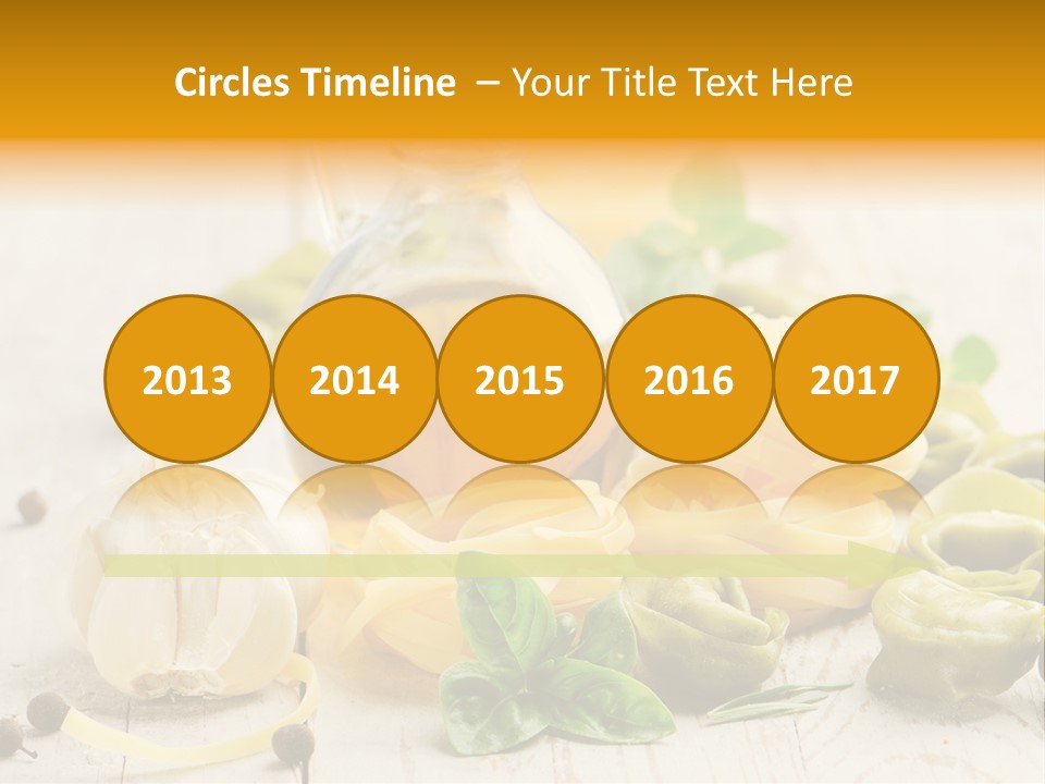 Tagliatelle Tortellini Nutrition PowerPoint Template