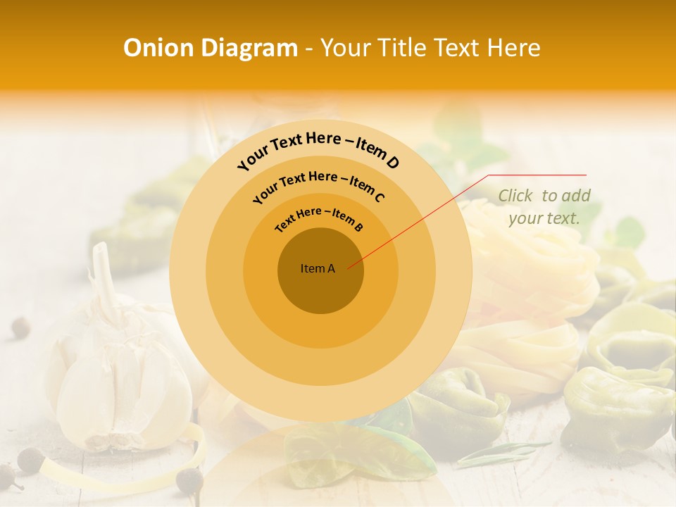 Tagliatelle Tortellini Nutrition PowerPoint Template