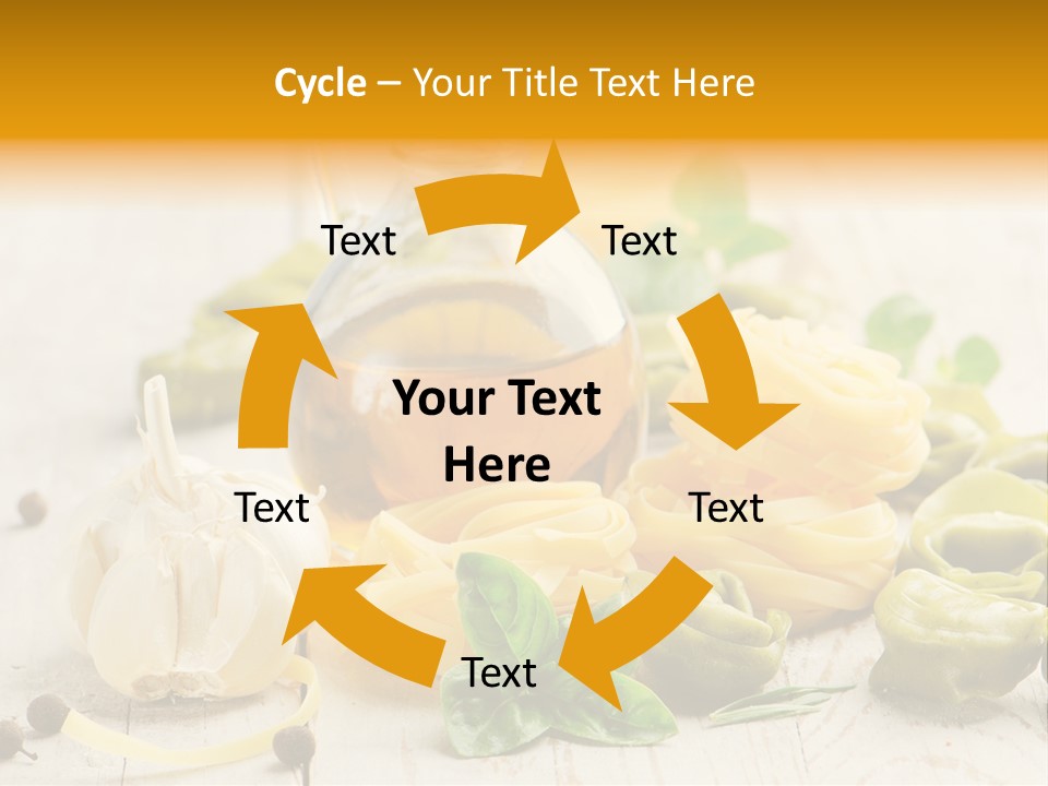 Tagliatelle Tortellini Nutrition PowerPoint Template