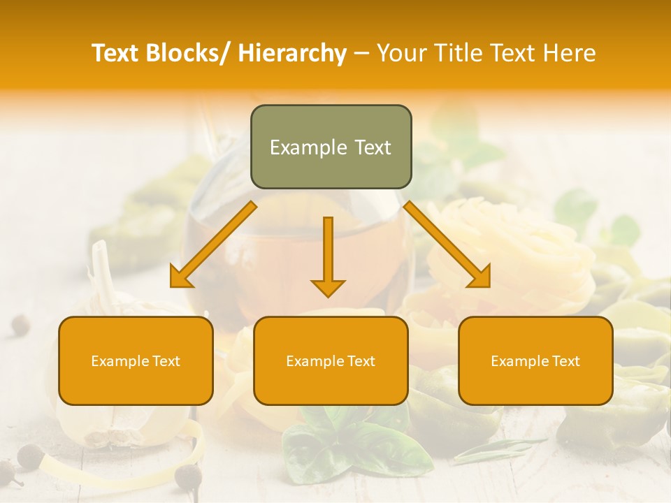 Tagliatelle Tortellini Nutrition PowerPoint Template
