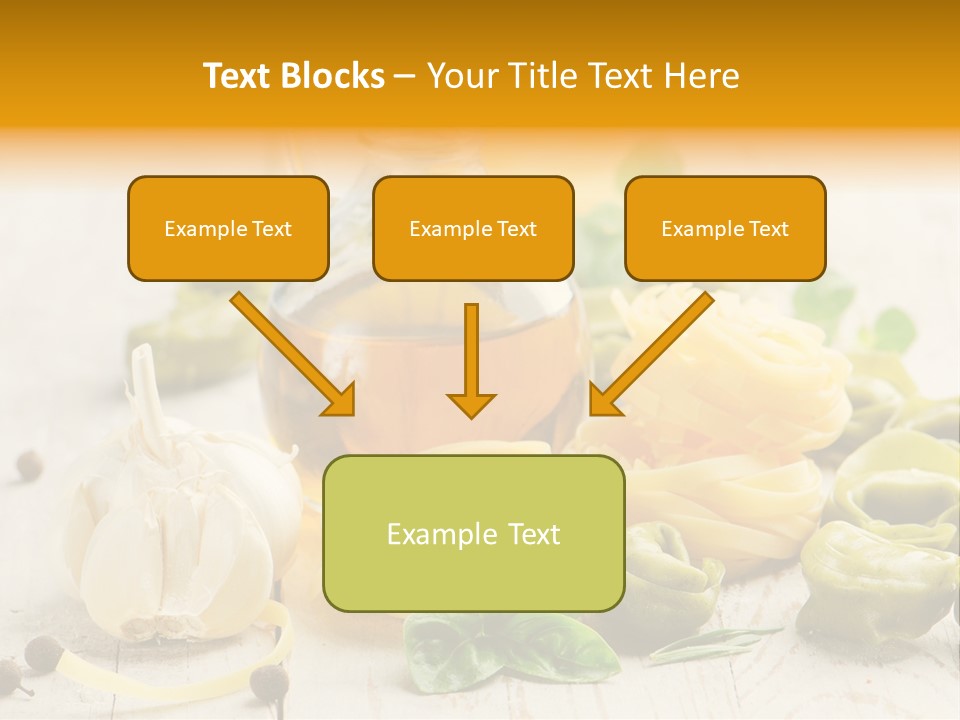 Tagliatelle Tortellini Nutrition PowerPoint Template