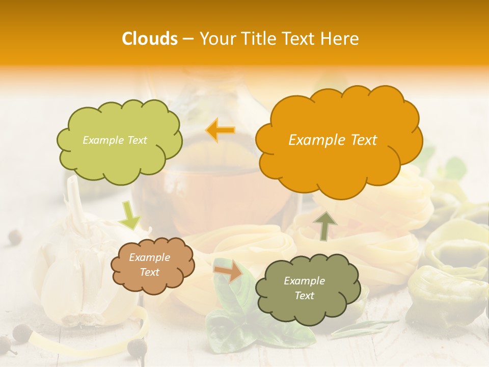 Tagliatelle Tortellini Nutrition PowerPoint Template