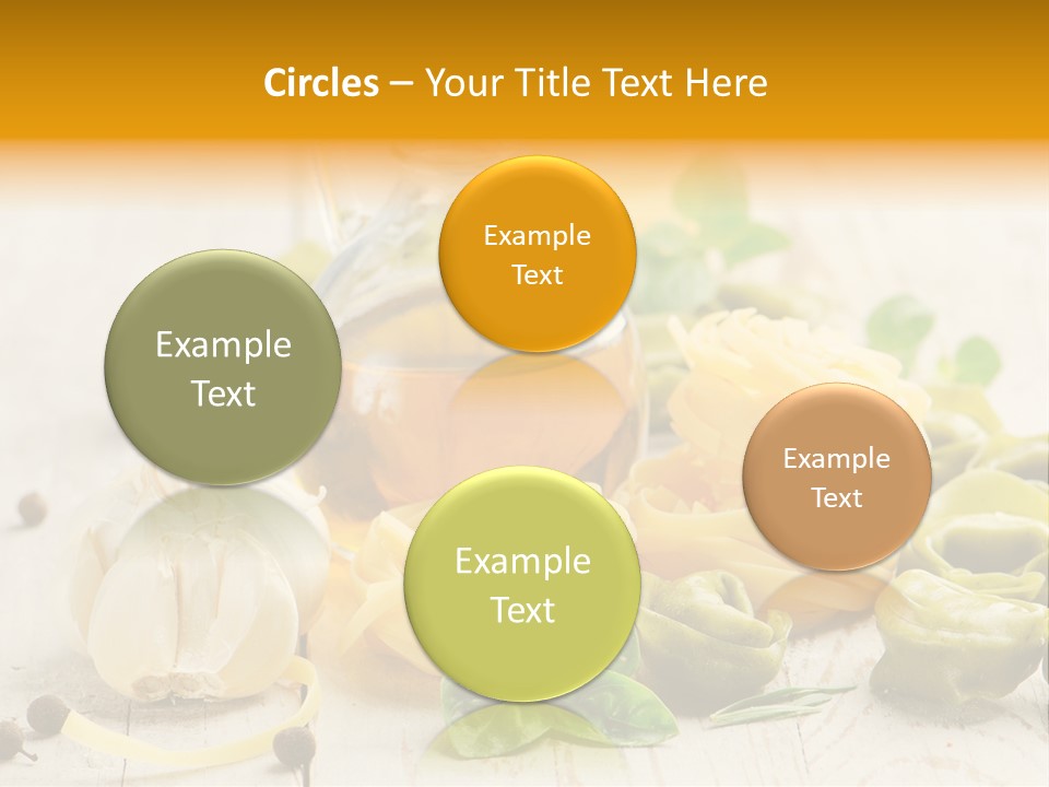 Tagliatelle Tortellini Nutrition PowerPoint Template