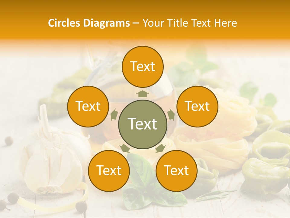 Tagliatelle Tortellini Nutrition PowerPoint Template