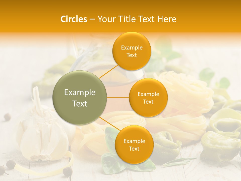 Tagliatelle Tortellini Nutrition PowerPoint Template