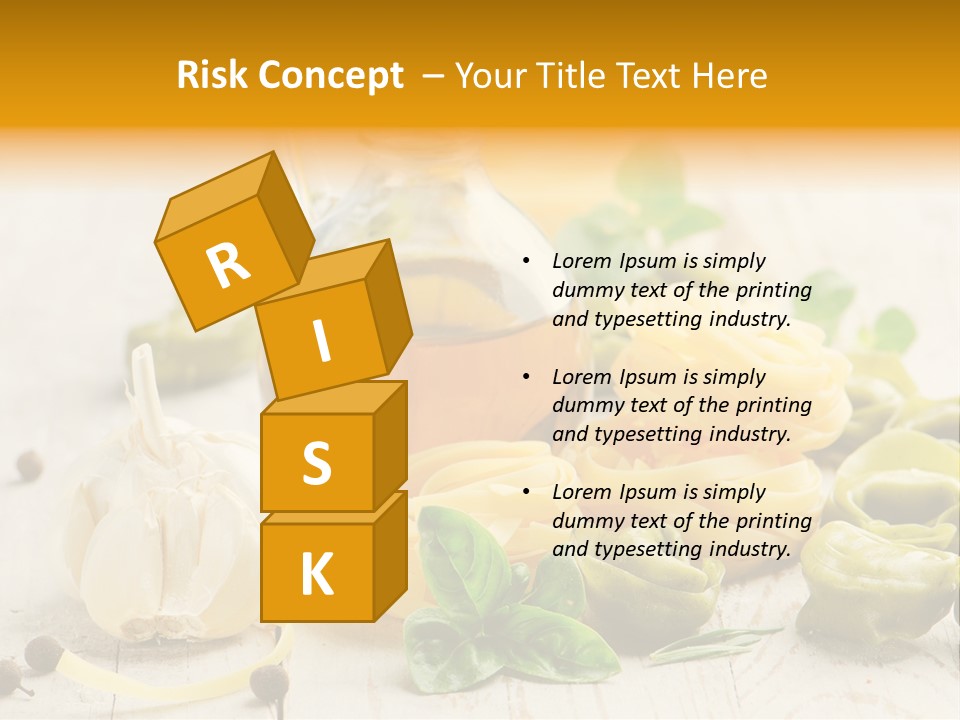 Tagliatelle Tortellini Nutrition PowerPoint Template