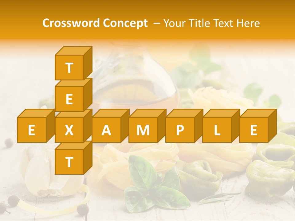 Tagliatelle Tortellini Nutrition PowerPoint Template