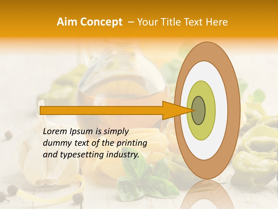 Tagliatelle Tortellini Nutrition PowerPoint Template