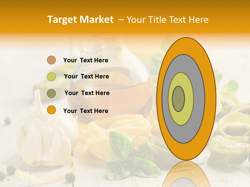 Tagliatelle Tortellini Nutrition PowerPoint Template