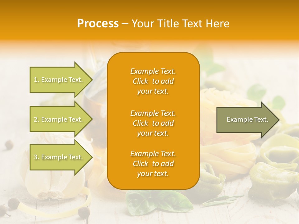 Tagliatelle Tortellini Nutrition PowerPoint Template