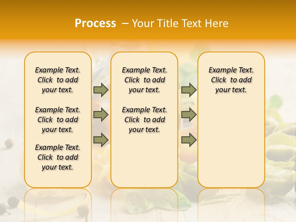 Tagliatelle Tortellini Nutrition PowerPoint Template