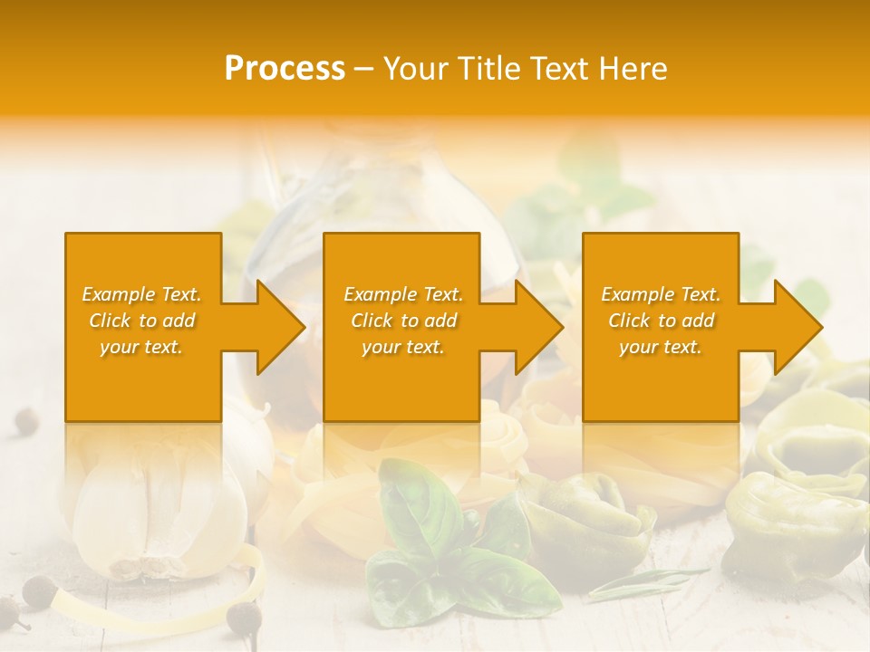 Tagliatelle Tortellini Nutrition PowerPoint Template