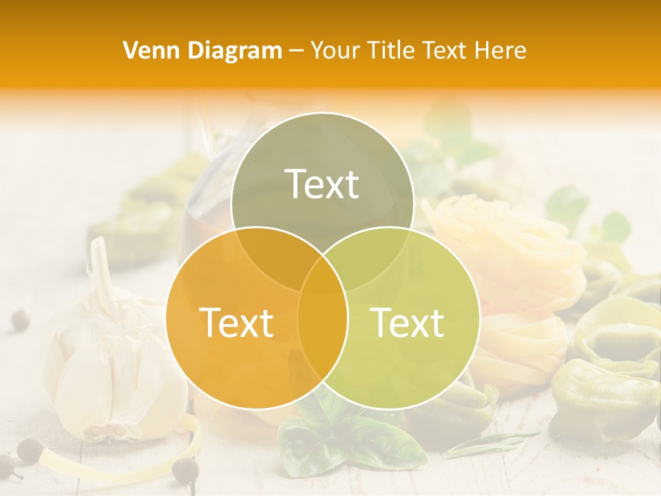 Tagliatelle Tortellini Nutrition PowerPoint Template