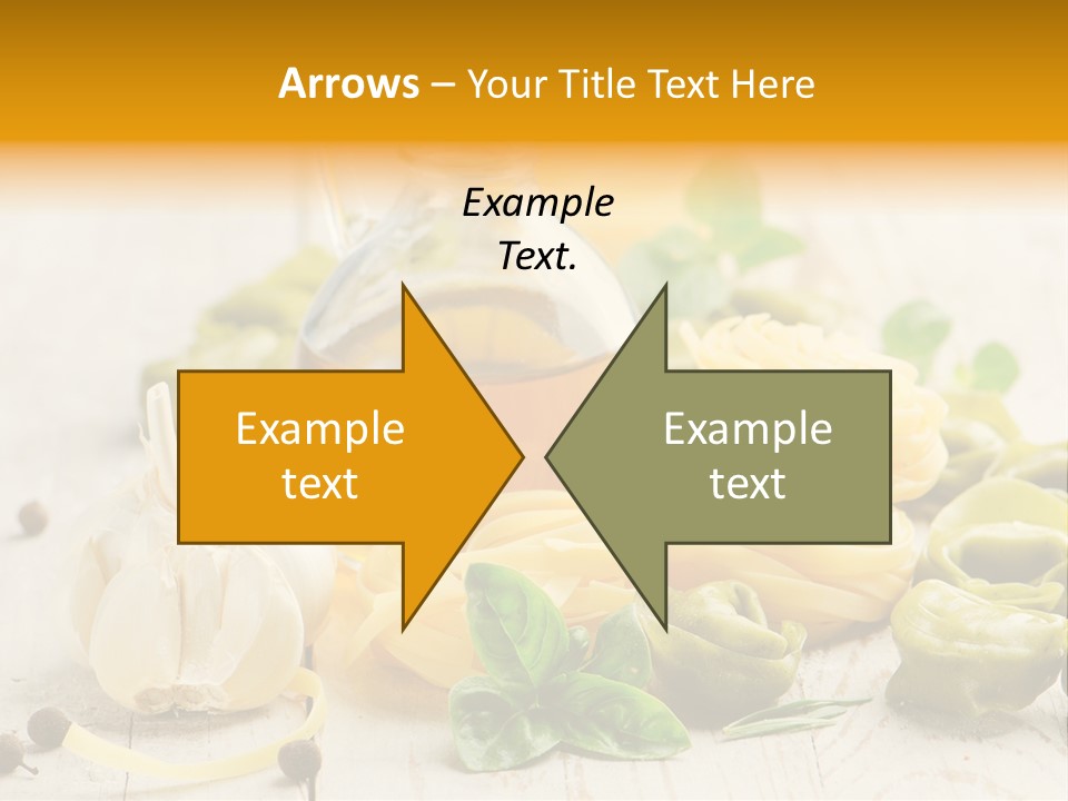 Tagliatelle Tortellini Nutrition PowerPoint Template