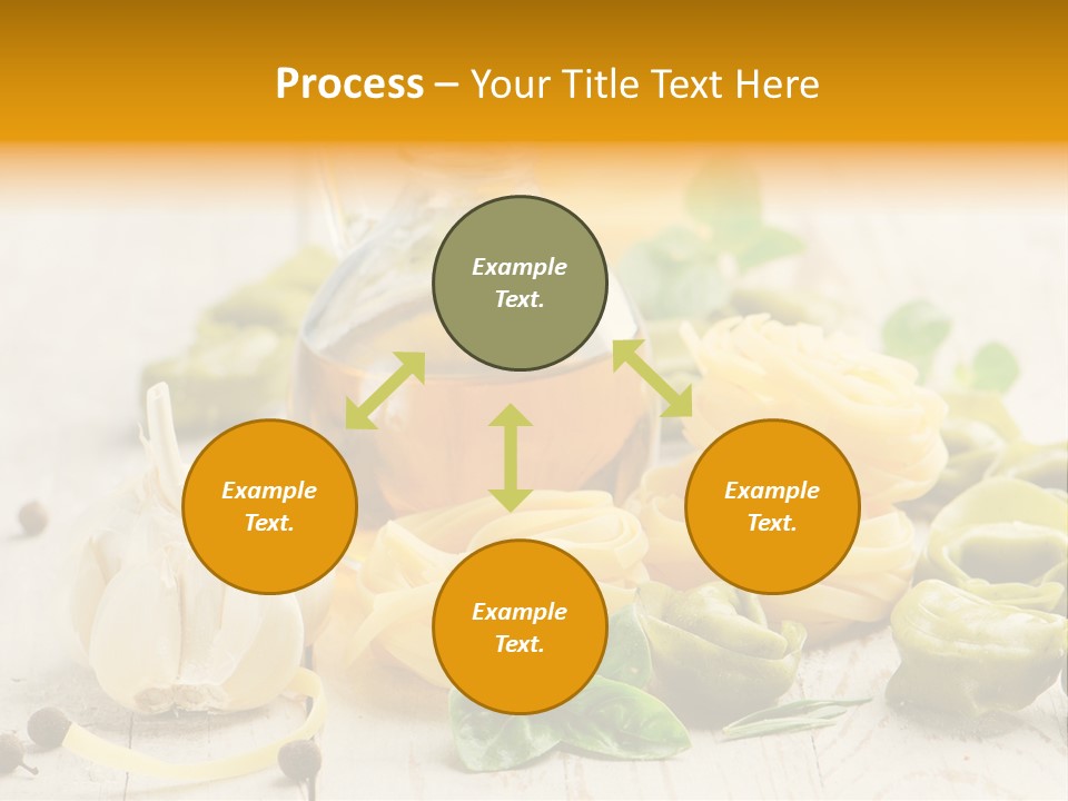 Tagliatelle Tortellini Nutrition PowerPoint Template