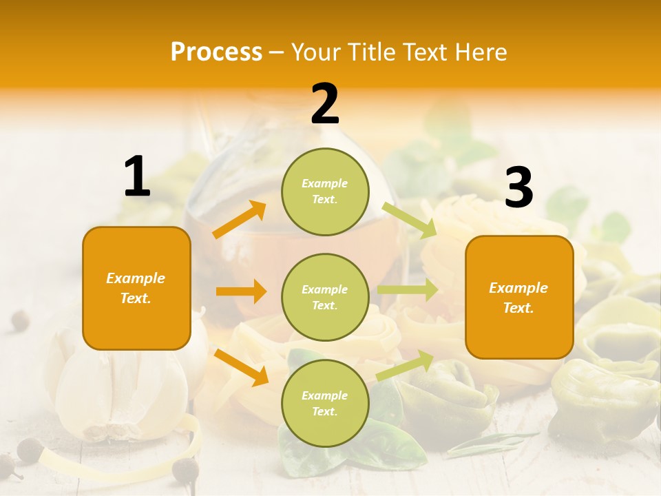 Tagliatelle Tortellini Nutrition PowerPoint Template