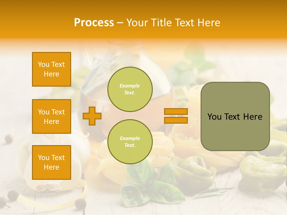 Tagliatelle Tortellini Nutrition PowerPoint Template