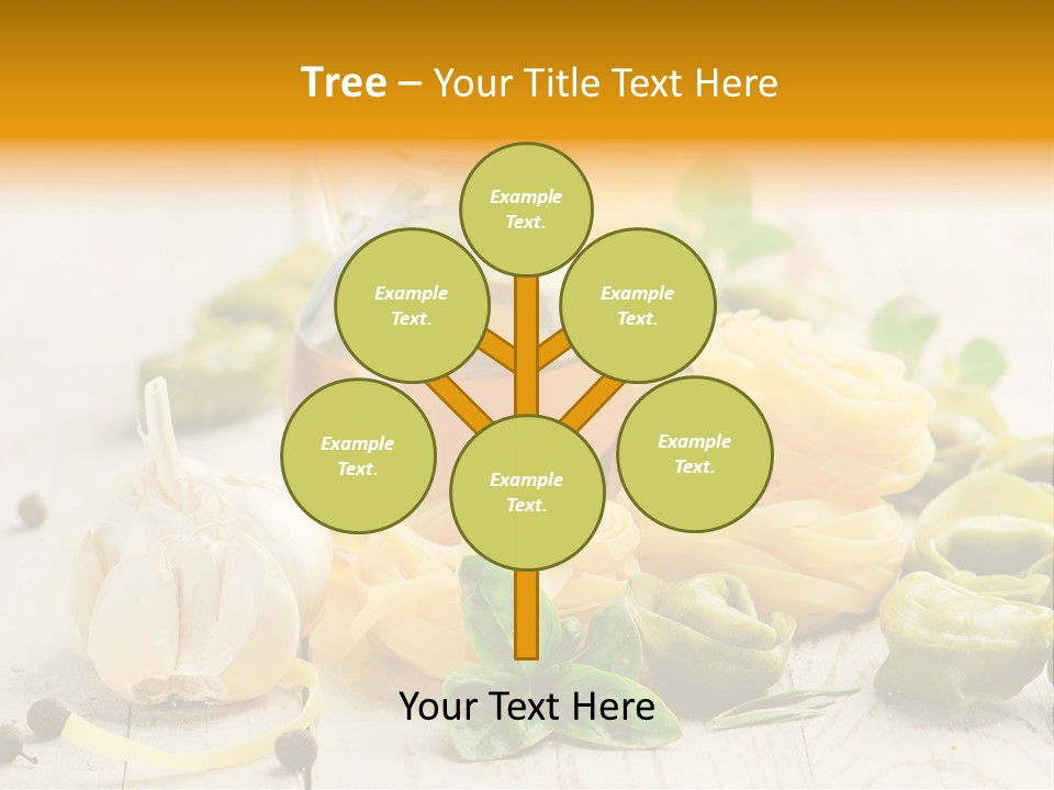 Tagliatelle Tortellini Nutrition PowerPoint Template