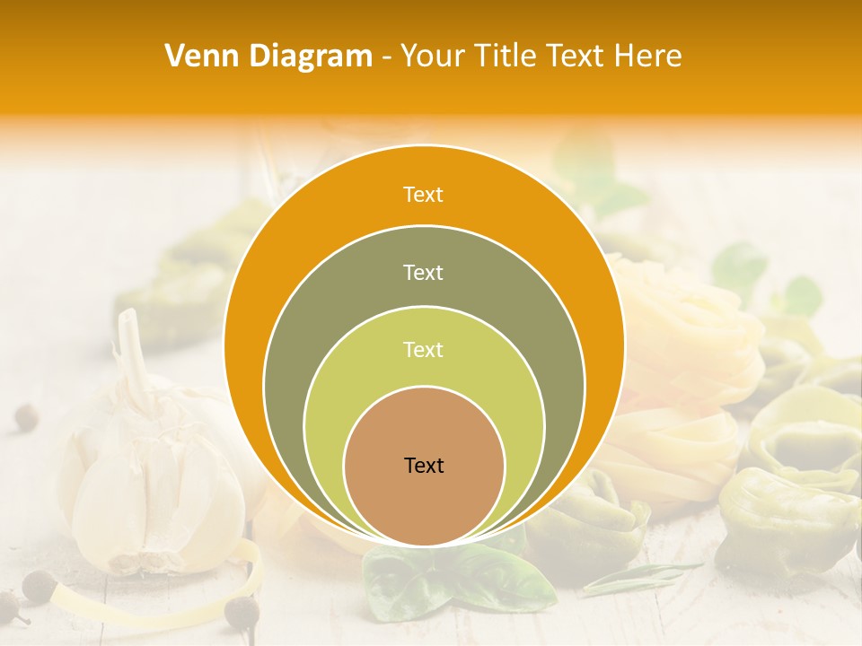 Tagliatelle Tortellini Nutrition PowerPoint Template
