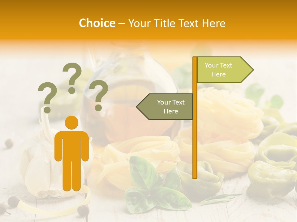 Tagliatelle Tortellini Nutrition PowerPoint Template