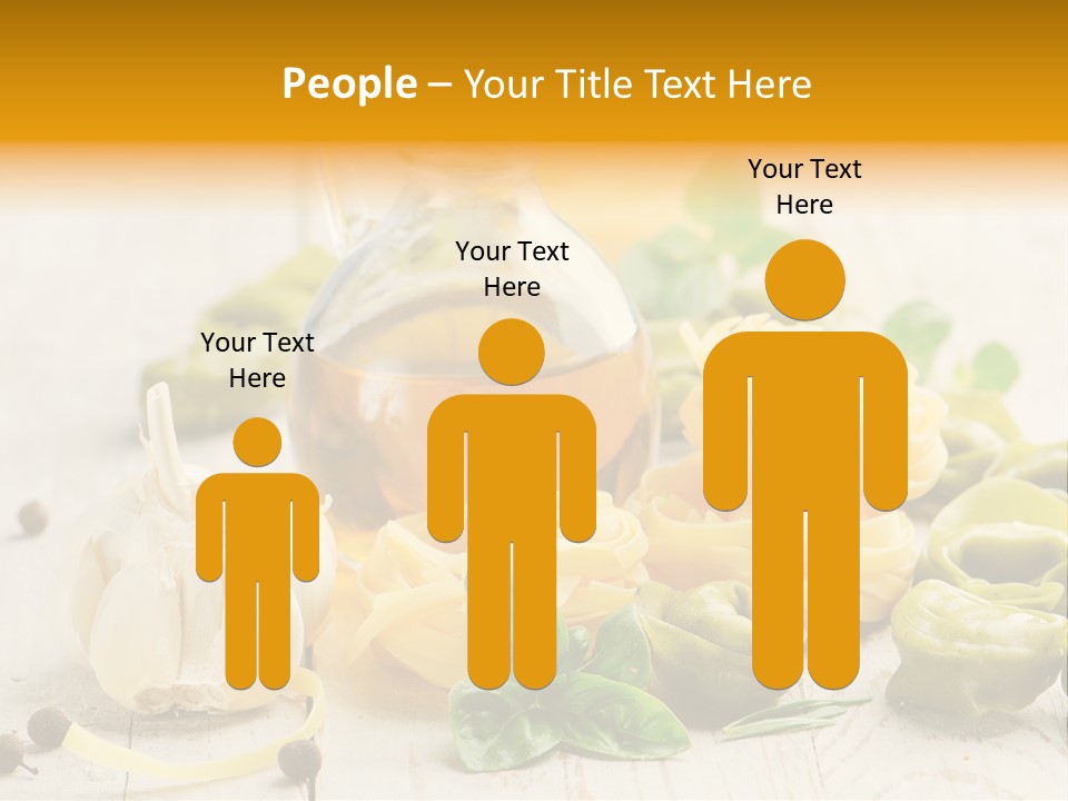 Tagliatelle Tortellini Nutrition PowerPoint Template