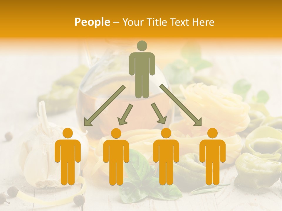 Tagliatelle Tortellini Nutrition PowerPoint Template