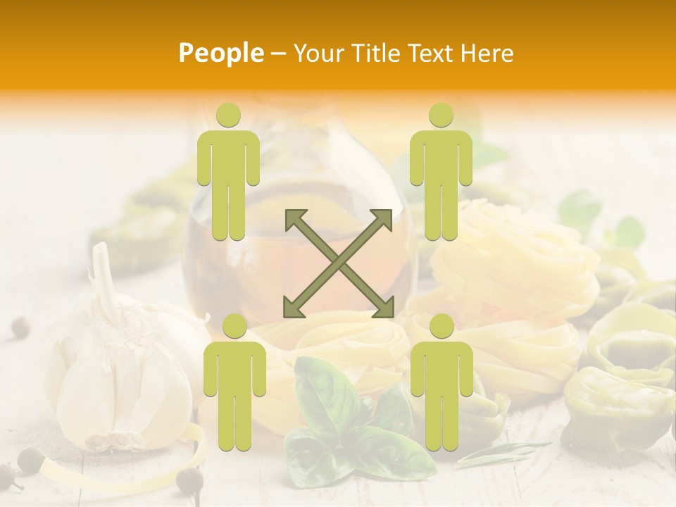 Tagliatelle Tortellini Nutrition PowerPoint Template