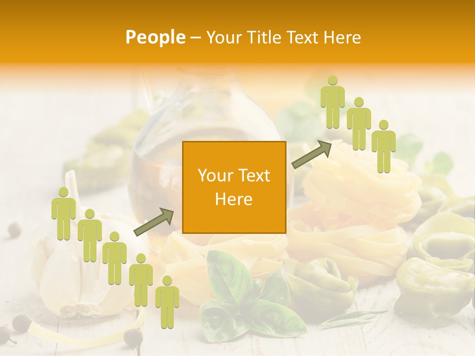 Tagliatelle Tortellini Nutrition PowerPoint Template