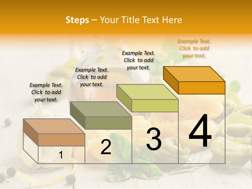 Tagliatelle Tortellini Nutrition PowerPoint Template