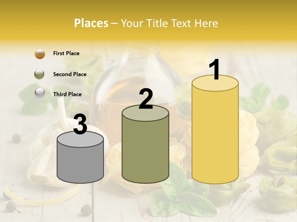 Tortellini Leaf Garlic PowerPoint Template