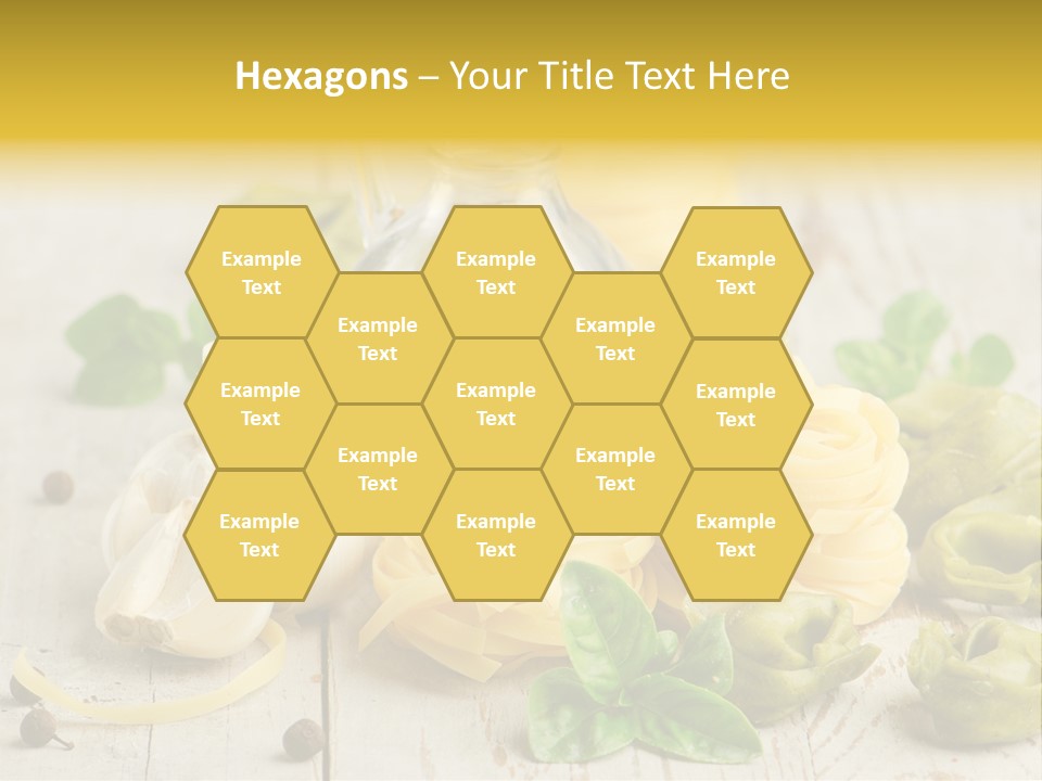 Tortellini Leaf Garlic PowerPoint Template