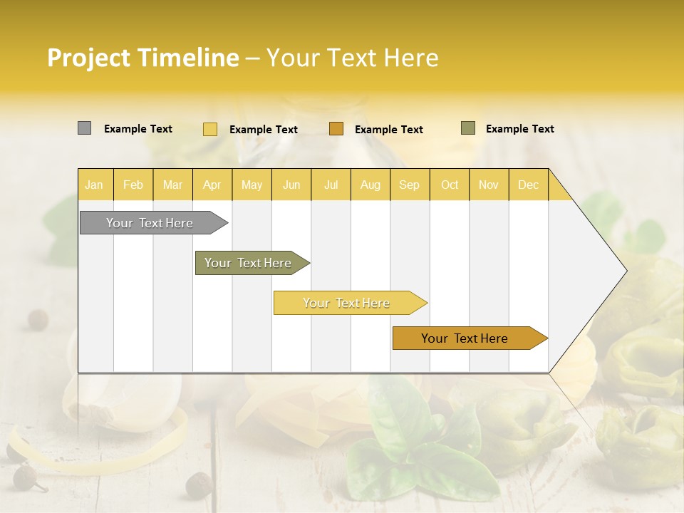Tortellini Leaf Garlic PowerPoint Template