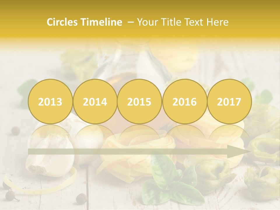 Tortellini Leaf Garlic PowerPoint Template