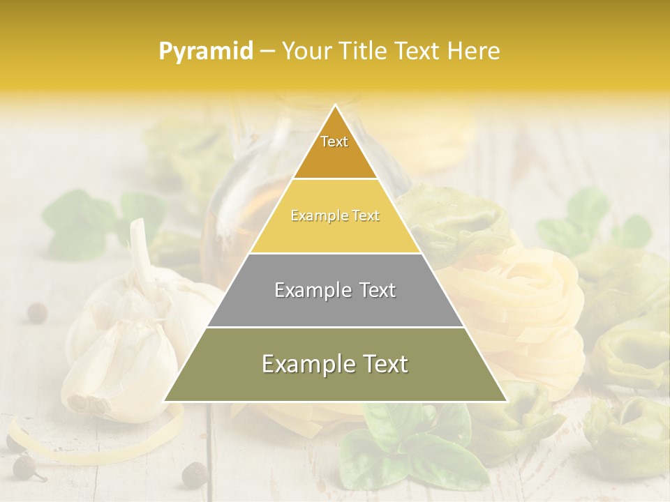 Tortellini Leaf Garlic PowerPoint Template