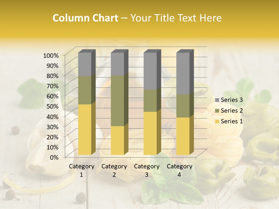 Tortellini Leaf Garlic PowerPoint Template