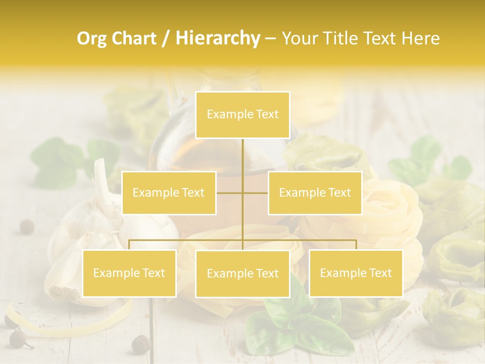 Tortellini Leaf Garlic PowerPoint Template