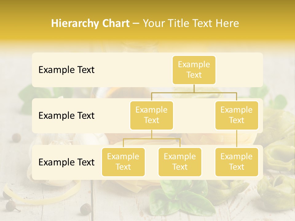 Tortellini Leaf Garlic PowerPoint Template