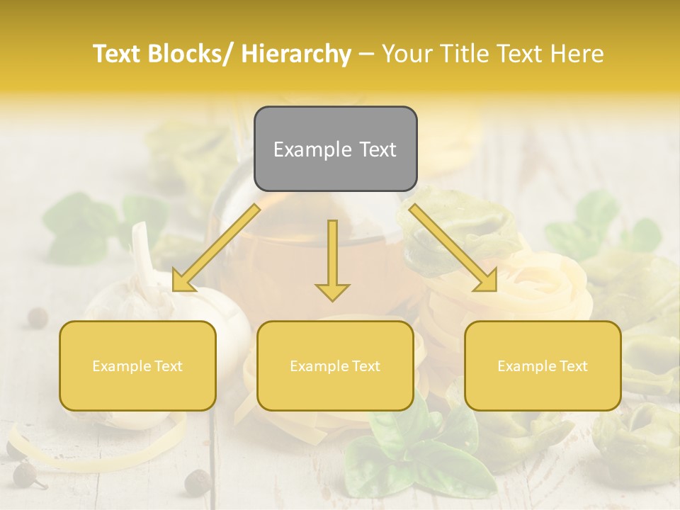 Tortellini Leaf Garlic PowerPoint Template