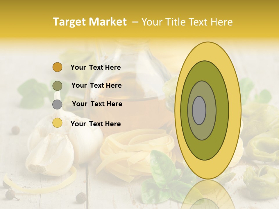Tortellini Leaf Garlic PowerPoint Template